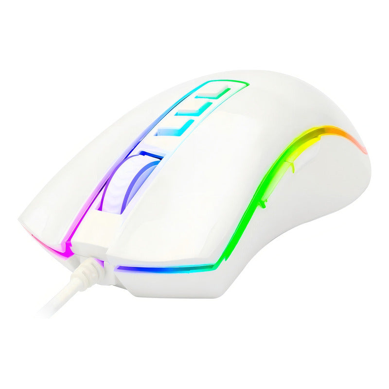 Mouse Gamer Redragon Cobra White M711-w White