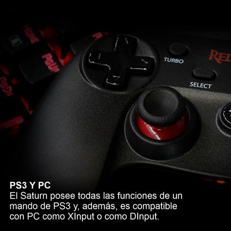 Control De Juegos Gamepad Usb, Redragon G807 Saturn Ps3 / Pc