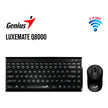 Combo Mini Teclado Y Mouse Portatil Inalambrico Q8000 Genius Color Del Teclado Negro