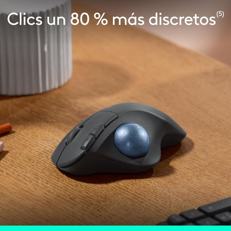 Mouse Trackball Inalámbrico Logitech Ergo M575s / Ergonómico