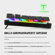 Teclado Gamer Mecánico T-Dagger Naxos T-TGK310 Rainbow Switch Red / Negro