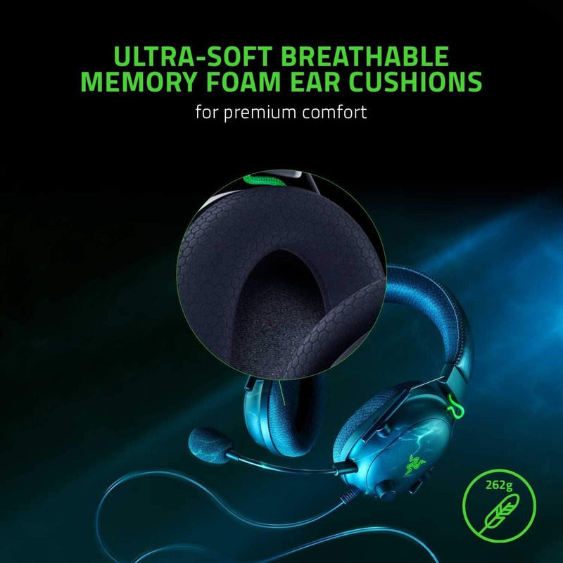Razer Blackshark V2 Audífonos Gamer con USB Sound Card y THX Spatial Audio 7.1 Caja Original