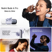 Xiaomi Redmi Buds 6 Pro, Auriculares Táctil, Anc, 3-mic, Wht
