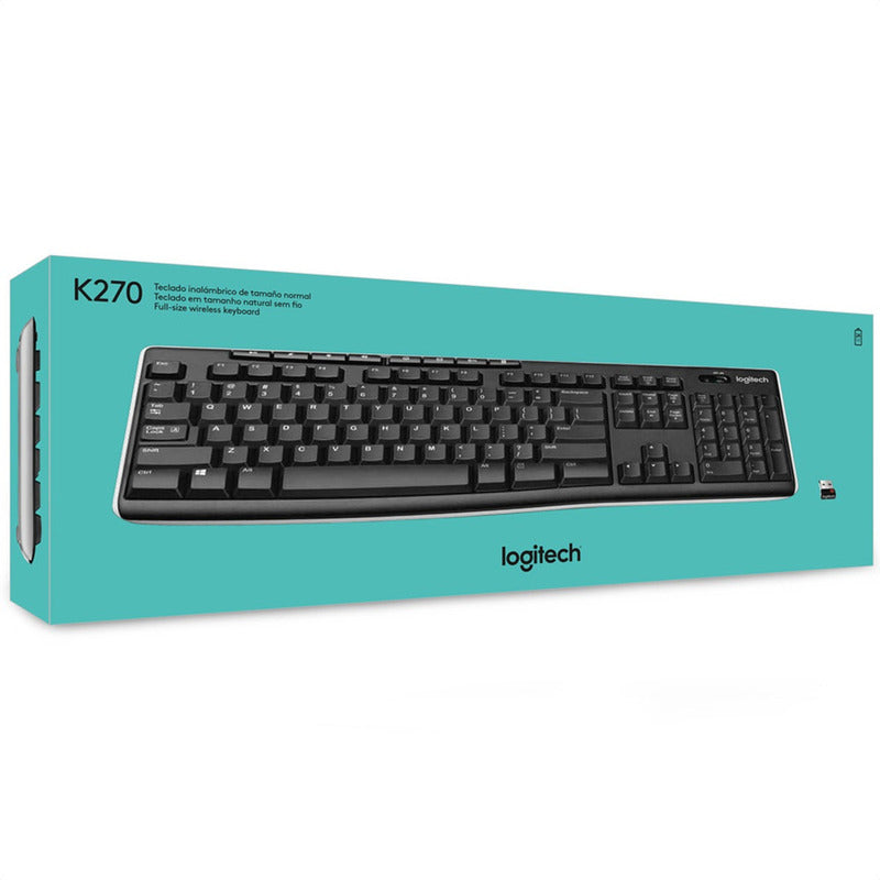 Teclado Inalámbrico Unifying Logitech K270 / Multimedia
