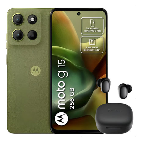 Celular Motorola Moto G15 256gb/4gb Vrd + Buds 6 Play
