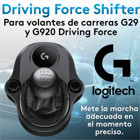 Palanca Cambios G923 G29 G920 Logitech Driving Force Shifter Negro