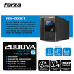 Ups Online 2kva Forza Eos Fdc-2000t, 2000va/1800w 1pc±128min Negro