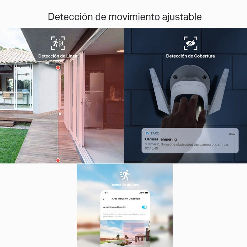 Cámara Ip Wifi Exterior 2k Color Tp-link Tapo C320ws + 128gb