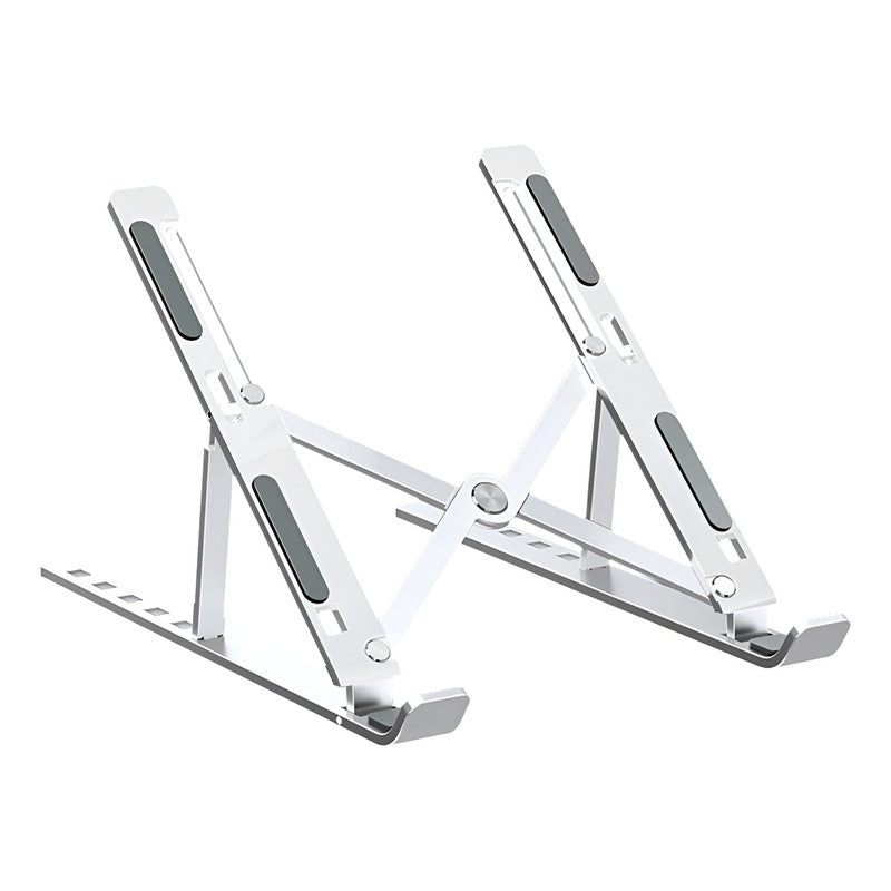 Base Portátil Ergonómica Reclinable 7 Niveles, Plástico, Wht