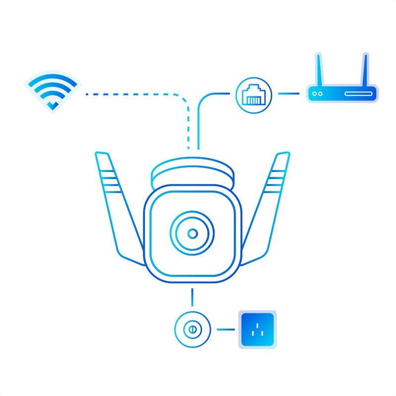 Cámara Ip Wifi Exterior Tp-link Tapo C310 + Micro Sd 128gb