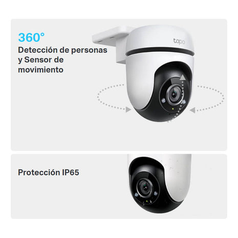 Cámara Ip Wifi Exterior Full Hd, Tp-link Tapo C500 + 256 Gb