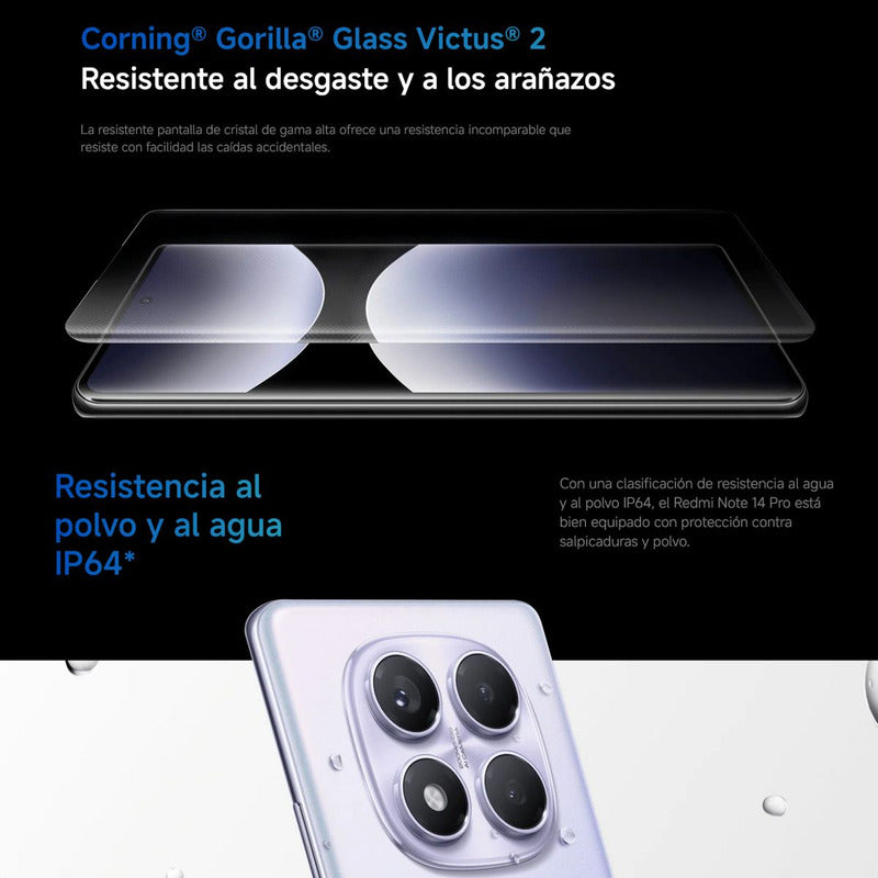 Celular Redmi Note 14 Pro 256gb/8gb, Azul + Buds 6 Play