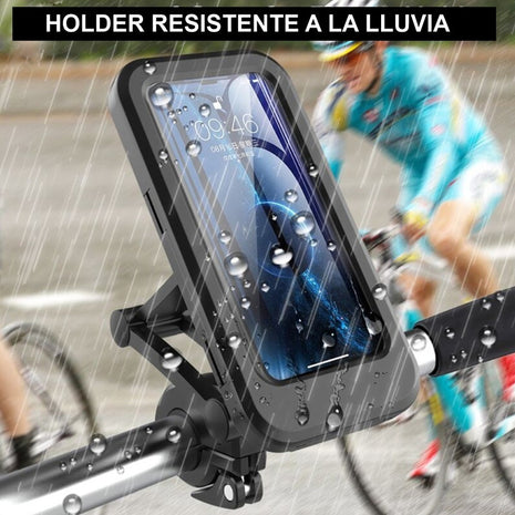 Soporte Holder Celular De Moto Bicicleta Estuche Impermeable