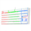 Teclado Mecánico Redragon K552rgb Kumara Blanco, Switch Rojo Español Latinoamérica