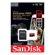 Tarjeta Micro SDXC 128GB SanDisk Extreme Pro, U3 4K, 200mb/s