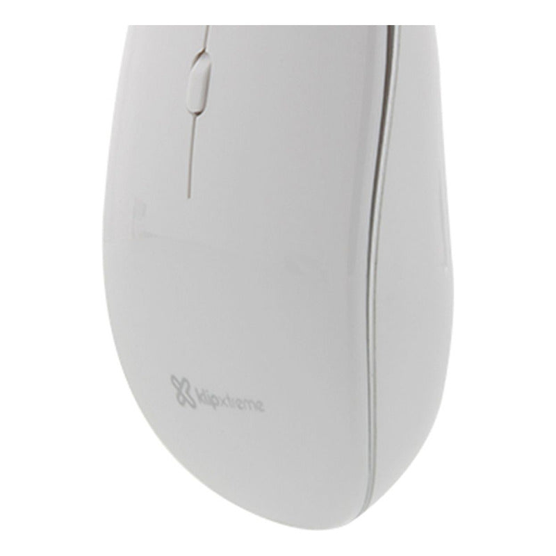 Mouse Inalámbrico Slim Klip Xtreme Kmw-335wh Arrow 4 Botones