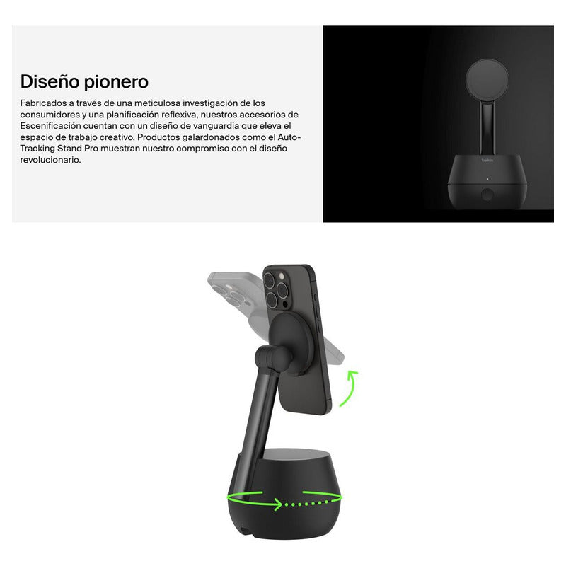 Soporte Pro Seguimiento Automático Belkin + Dockkit Magsafe