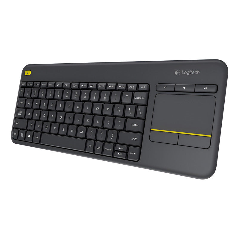 Teclado Inalámbrico Logitech Touch K400 Plus · Pc Tv Android Negro Español