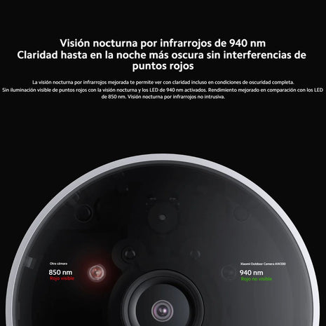 Xiaomi Aw200 Cámara Seguridad Exterior Ip65 1080p Full-color Blanco Vison Nocturna a Color