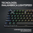 Teclado Gamer Inalámbrico Logitech G PRO X TKL LIGHTSPEED con RGB LIGHTSYNC - Negro
