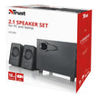 Parlantes Trust Avora 2.1 Usb Subwoofer Set Negro 18w