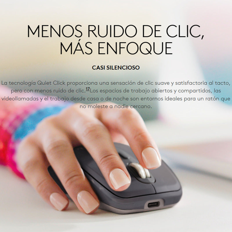 Mouse Compacto Avanzado Logitech Mx Anywhere 3s For Business