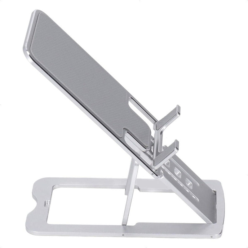 Base Soporte Para Celular Y Tablet Con 7 Ángulos En Aluminio