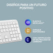 Teclado Bluetooth Bolt Logitech Signature Slim K950, Blanco