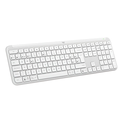 Teclado Bluetooth Bolt Logitech Signature Slim K950, Blanco