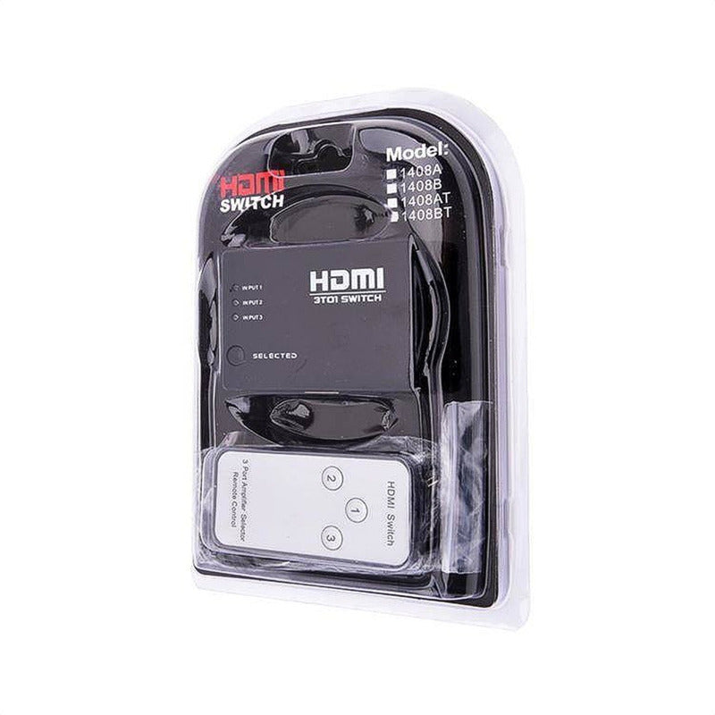 Selector Switch De Puertos Hdmi Con 3 Entradas X 1 Salida