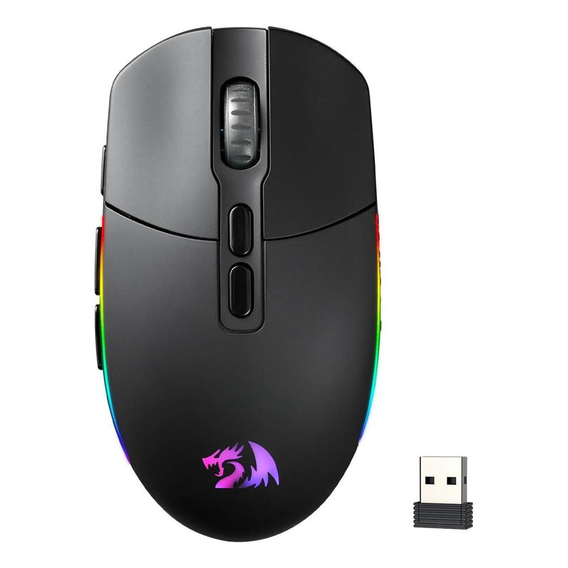 Mouse Gamer Inalámbrico Redragon M719rgb Invader Pro 10k Dpi