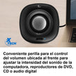 Parlantes Usb Estéreo Multimedia 2.0 Xtech Spekter Xts-115bl