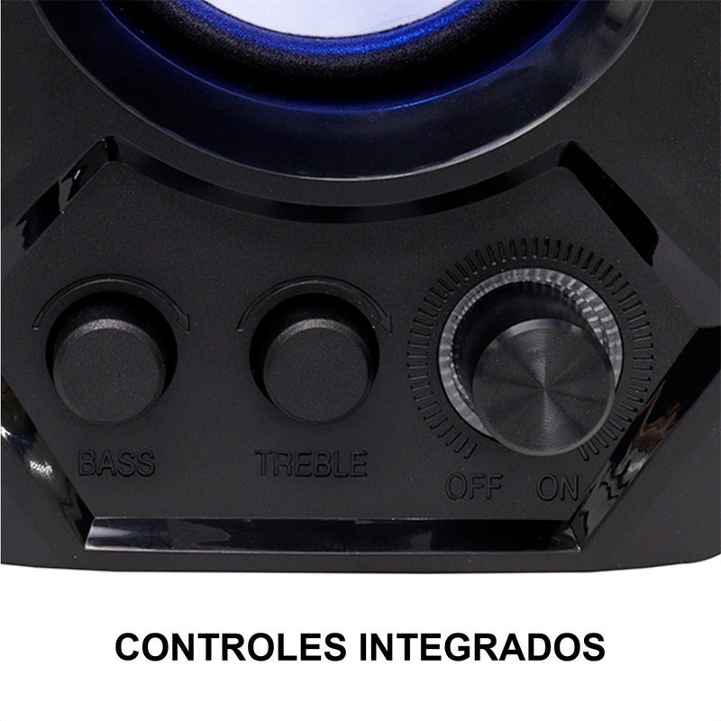 Parlantes Gamer 2.1 G3 Rgb Para Pc / Portátil, 11 Watts Rms