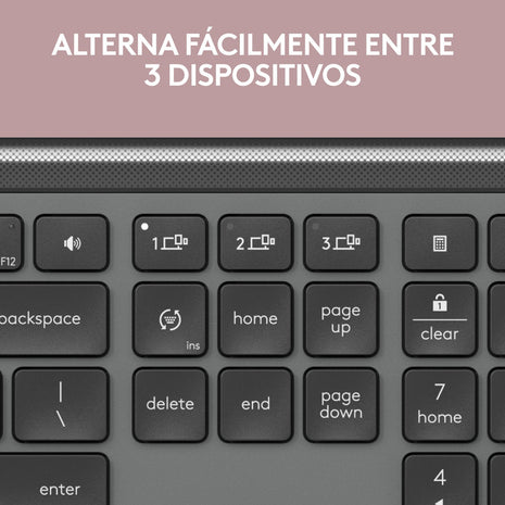 Teclado Bluetooth Bolt Logitech Signature Slim K950, Negro