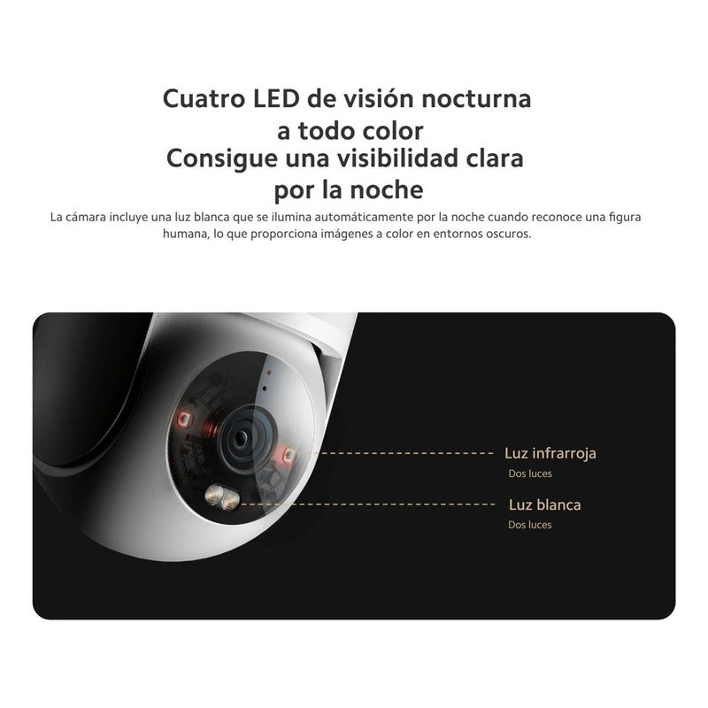 Xiaomi Cw300, Cámara Seguridad Exterior 4mp + Micro Sd 128gb