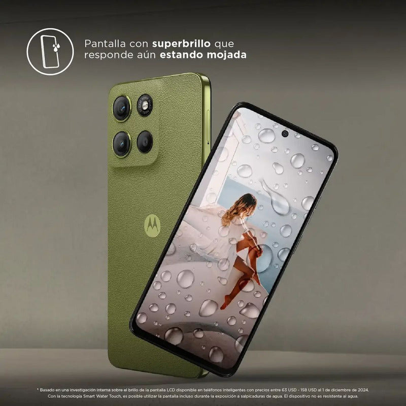 Celular Motorola G15 Dual Sim 4G, 6.72'' 256GB/4GB+8GB (RAM Boost) 50MP 5200mAh, Verde