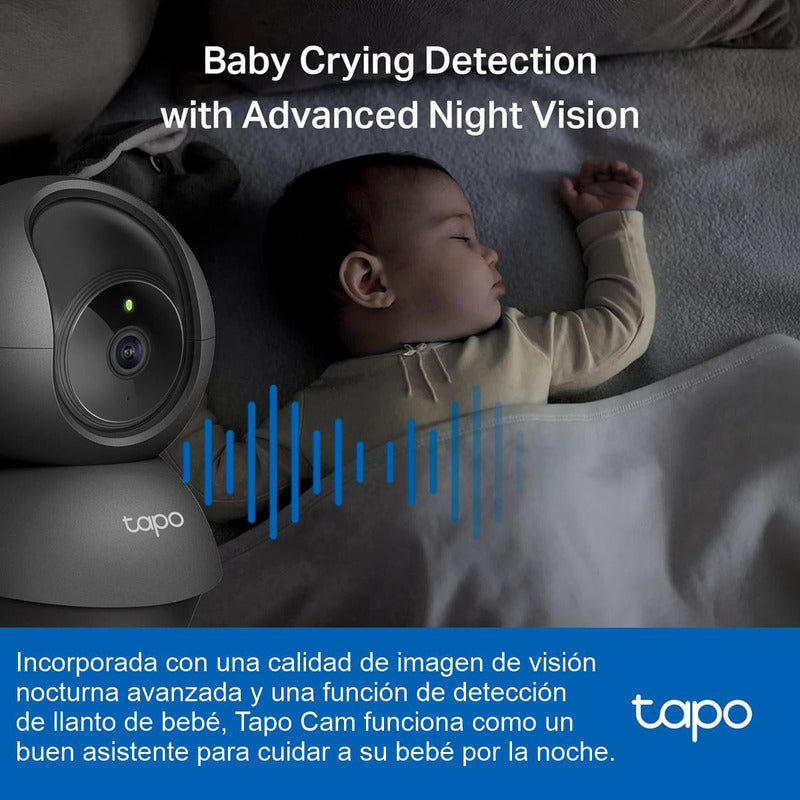 Cámara Ip Wifi Tp-link Tapo C201 Full Hd + Micro Sd 64gb
