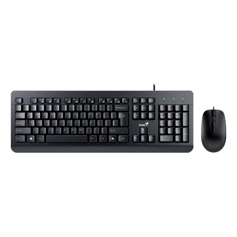 Combo Teclado Y Mouse Ergonómico Genius Km-160, Conexión Usb