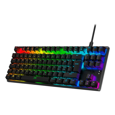 Teclado Gamer Mecánico Hyperx Alloy Origins Core Rgb / Aqua