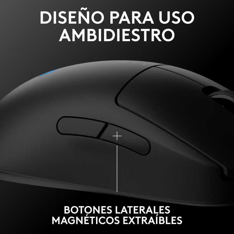 Mouse Gamer Inalámbrico Logitech G Pro 2 Lightspeed, 44k Dpi - Negro