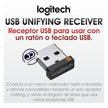 Receptor USB Logitech Unifying Conecta hasta 6 Teclados y Mouse Compatibles