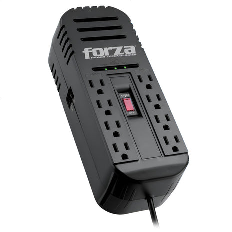 Regulador De Voltaje Forza Fvr-2201 De 2200va/1100w, 8 Tomas