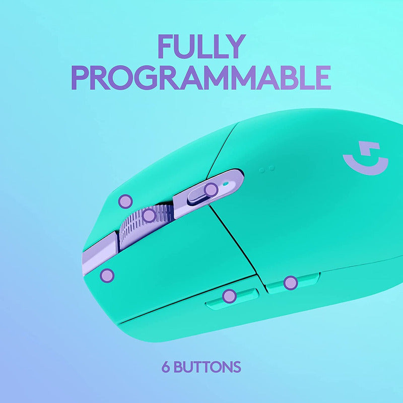 Mouse Gamer Inalámbrico Logitech G305 / 12000dpi - Menta