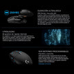 Mouse Gamer Inalámbrico Logitech G305 LIGHTSPEED Sensor HERO 12000 DPI 6 Botones Programables - Lila