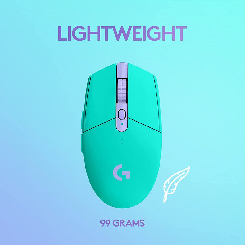 Mouse Gamer Inalámbrico Logitech G305 / 12000dpi - Menta Verde