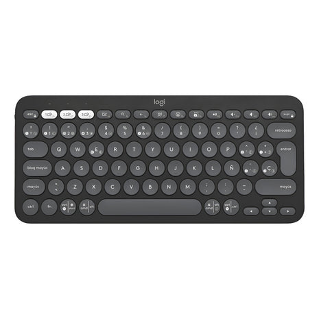 Teclado Bt Multidispositivo Logitech Pebble Keys 2 K380s, Bk