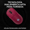Mouse Gamer Inalámbrico Logitech G Pro 2 Lightspeed, 44k Dpi - Magenta