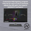 Hyperx Pulsefire Raid Mouse Gamer Rgb Programable 11 Botones