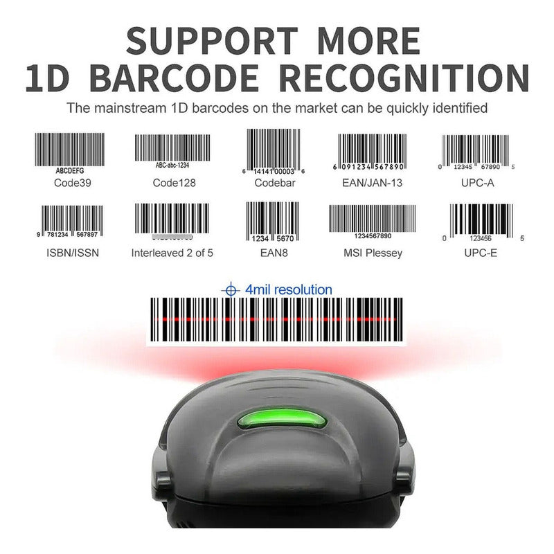 Lector / Escáner Usb Código De Barras + Soporte