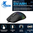 Mouse Gamer Xtech Xtm-910 Swarm, Rgb Con 6 Botones, 6400dpi